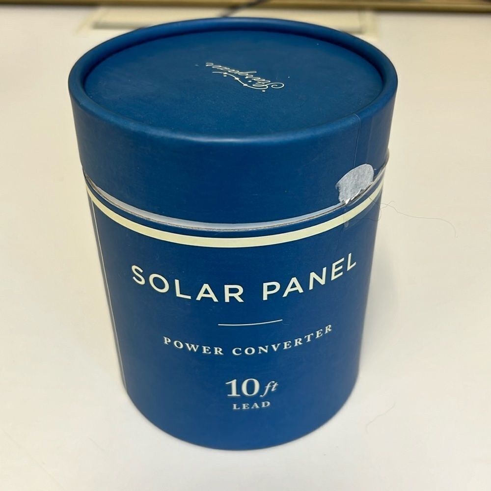 Anthropologie Solar Panel Power Converter 10 ft Lead